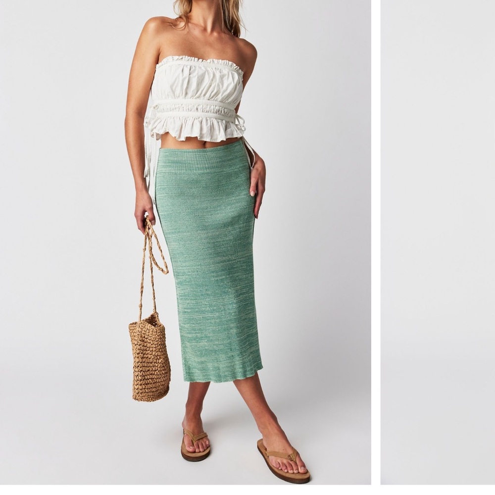 Golden Hour Midi Skirt x Free People